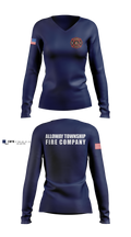 Alloway Township Fire Company Women's Long Sleeve V-neck Shirt - 6