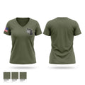 Sheriff Women's Short Sleeve V-neck Shirt - 1