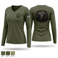 2/5 TRAP 1 57845733 Women's Long Sleeve V-neck Shirt - 1