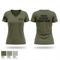 Mustang battlion 36376915 Women's Short Sleeve V-neck Shirt - 1