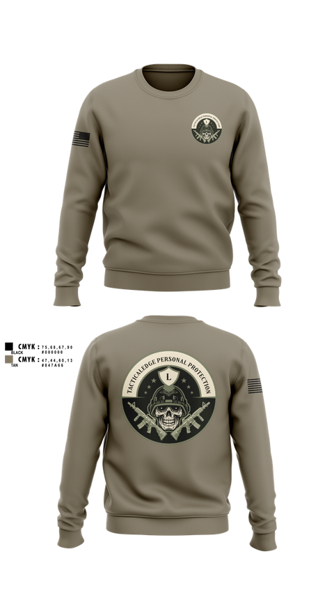Crew Neck Sweatshirt, Tactical Edge personal protection, , Teamtime, Team time, sublimation, custom sports apparel, team uniforms, spirit wear, spiritwear, sports uniforms, custom shirts, team store, custom team store, fundraiser sports, apparel fundraiser