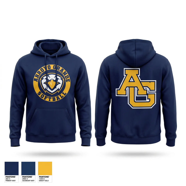 Hoodie, Arroyo Grande Eagles, Softball, Teamtime, Team time, sublimation, custom sports apparel, team uniforms, spirit wear, spiritwear, sports uniforms, custom shirts, team store, custom team store, fundraiser sports, apparel fundraiser