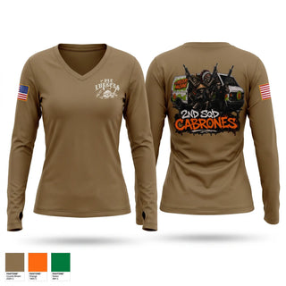 Womens Long Sleeve Vneck Shirt, 1st PLT Lurkers, Army, Teamtime, Team time, sublimation, custom sports apparel, team uniforms, spirit wear, spiritwear, sports uniforms, custom shirts, team store, custom team store, fundraiser sports, apparel fundraiser