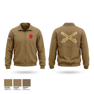 Windbreaker, A Battery 1-108th Field Artillery, Army, Teamtime, Team time, sublimation, custom sports apparel, team uniforms, spirit wear, spiritwear, sports uniforms, custom shirts, team store, custom team store, fundraiser sports, apparel fundraiser