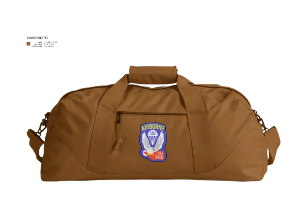 Duffle Bag, 1st Battalion 503rd Infantry Regiment, , Teamtime, Team time, sublimation, custom sports apparel, team uniforms, spirit wear, spiritwear, sports uniforms, custom shirts, team store, custom team store, fundraiser sports, apparel fundraiser