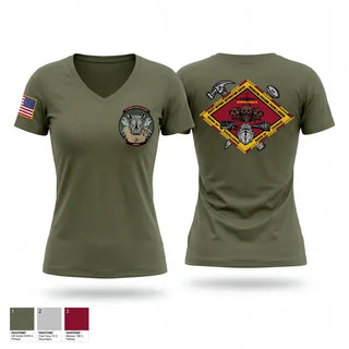 Womens Short Sleeve Vneck Shirt, 1st CRR, Marines, Teamtime, Team time, sublimation, custom sports apparel, team uniforms, spirit wear, spiritwear, sports uniforms, custom shirts, team store, custom team store, fundraiser sports, apparel fundraiser