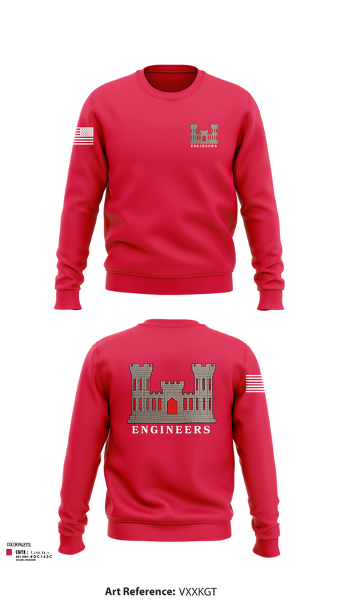 Crew Neck Sweatshirt, 817th engineer sapper, , Teamtime, Team time, sublimation, custom sports apparel, team uniforms, spirit wear, spiritwear, sports uniforms, custom shirts, team store, custom team store, fundraiser sports, apparel fundraiser