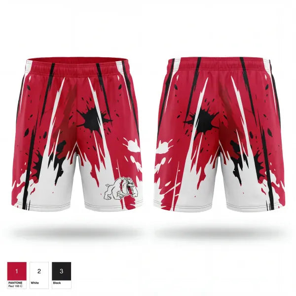 Athletic Shorts With Pockets, Quinter Bulldogs, Cross Country, Teamtime, Team time, sublimation, custom sports apparel, team uniforms, spirit wear, spiritwear, sports uniforms, custom shirts, team store, custom team store, fundraiser sports, apparel fundraiser