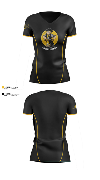 Womens Short Sleeve Vneck Shirt, Sargent Farmers, Spirit Store, Teamtime, Team time, sublimation, custom sports apparel, team uniforms, spirit wear, spiritwear, sports uniforms, custom shirts, team store, custom team store, fundraiser sports, apparel fundraiser
