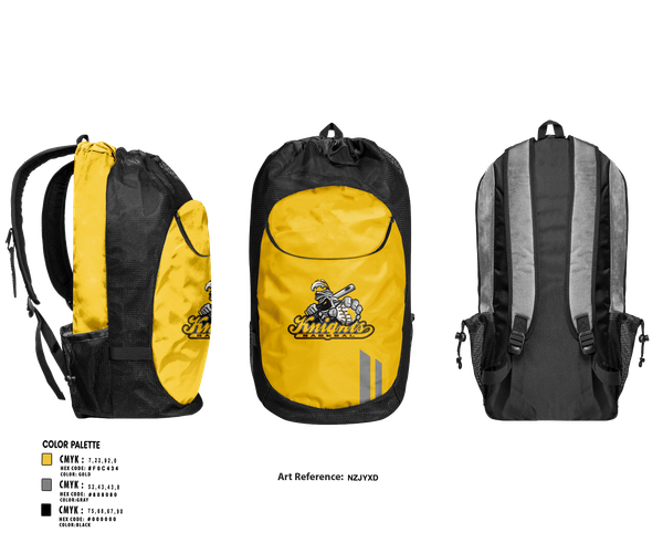 Gear Bag, Sheffield Knights, Baseball, Teamtime, Team time, sublimation, custom sports apparel, team uniforms, spirit wear, spiritwear, sports uniforms, custom shirts, team store, custom team store, fundraiser sports, apparel fundraiser