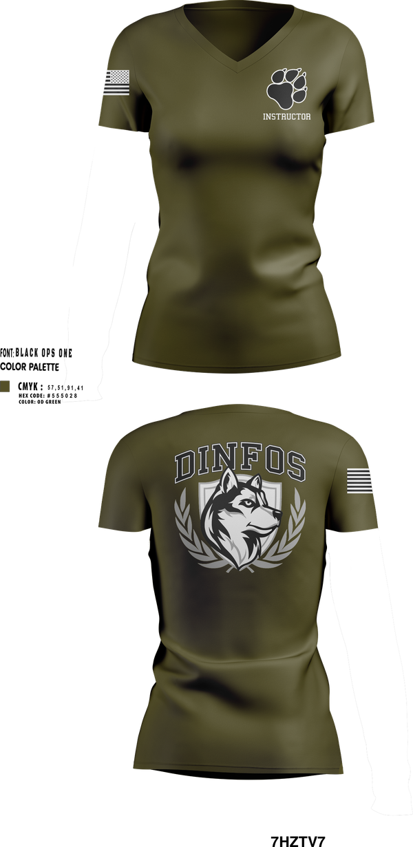Womens Short Sleeve Vneck Shirt, DINFOS, Army, Teamtime, Team time, sublimation, custom sports apparel, team uniforms, spirit wear, spiritwear, sports uniforms, custom shirts, team store, custom team store, fundraiser sports, apparel fundraiser