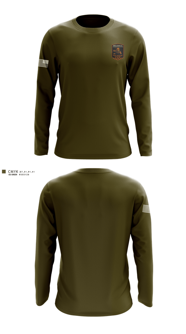 Long Sleeve Performance Shirt, Wellsville TRT, , Teamtime, Team time, sublimation, custom sports apparel, team uniforms, spirit wear, spiritwear, sports uniforms, custom shirts, team store, custom team store, fundraiser sports, apparel fundraiser