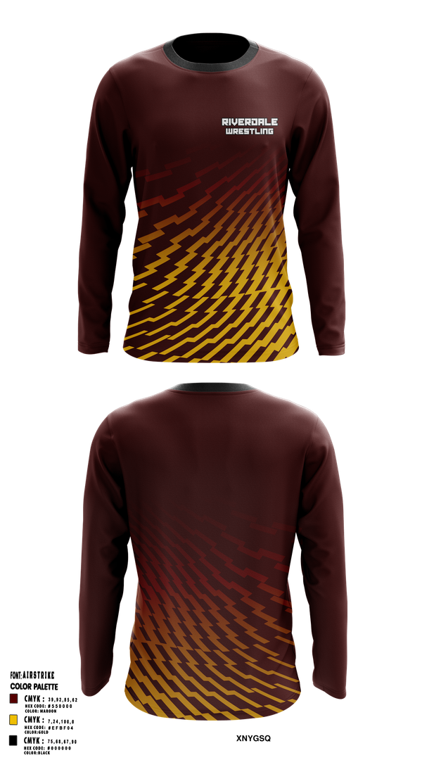 Long Sleeve Performance Shirt, Riverdale Wrestling Club, Wrestling, Teamtime, Team time, sublimation, custom sports apparel, team uniforms, spirit wear, spiritwear, sports uniforms, custom shirts, team store, custom team store, fundraiser sports, apparel fundraiser