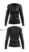 FOREST PARK POLICE Women's Long Sleeve V-neck Shirt - 3