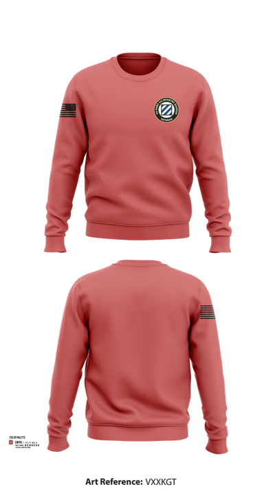 3rd Infantry Division 78750941 Crew Neck Sweatshirt - 102