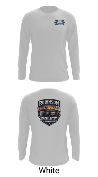 Long Sleeve Performance Shirt, Robinson Police Department, Police, Teamtime, Team time, sublimation, custom sports apparel, team uniforms, spirit wear, spiritwear, sports uniforms, custom shirts, team store, custom team store, fundraiser sports, apparel fundraiser