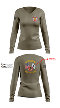 HHC 151st RSG 63690078 Women's Long Sleeve V-neck Shirt - 17