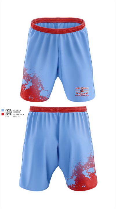 Bon Homme Cavaliers Cross Country 63966027 Athletic Shorts With Pockets - 1