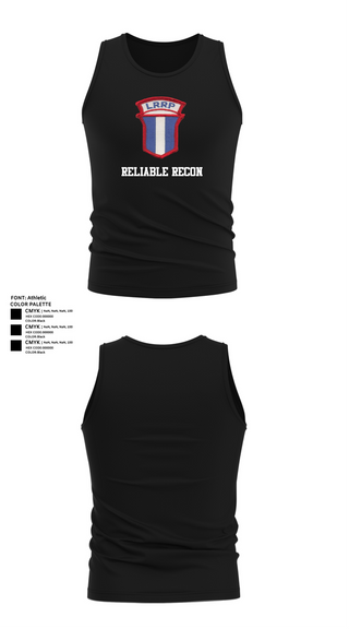Tank Top, Reliable recon, , Teamtime, Team time, sublimation, custom sports apparel, team uniforms, spirit wear, spiritwear, sports uniforms, custom shirts, team store, custom team store, fundraiser sports, apparel fundraiser