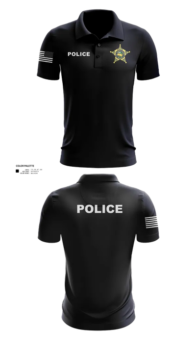 St. Joseph County Police Department 17172359 Short Sleeve Performance Polo - 85