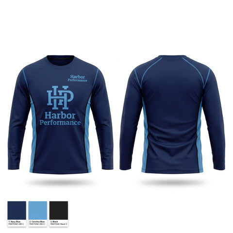 Long Sleeve Performance Shirt, Harbor Performance, Baseball, Teamtime, Team time, sublimation, custom sports apparel, team uniforms, spirit wear, spiritwear, sports uniforms, custom shirts, team store, custom team store, fundraiser sports, apparel fundraiser