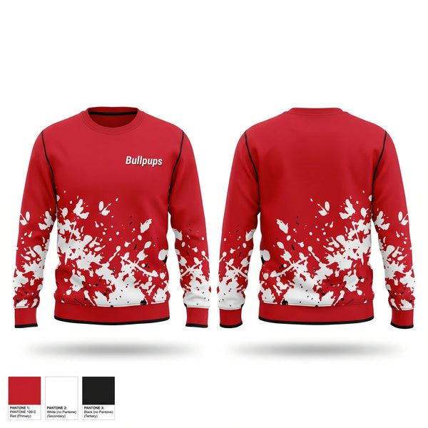 Crew Neck Sweatshirt, Bullpups, , Teamtime, Team time, sublimation, custom sports apparel, team uniforms, spirit wear, spiritwear, sports uniforms, custom shirts, team store, custom team store, fundraiser sports, apparel fundraiser