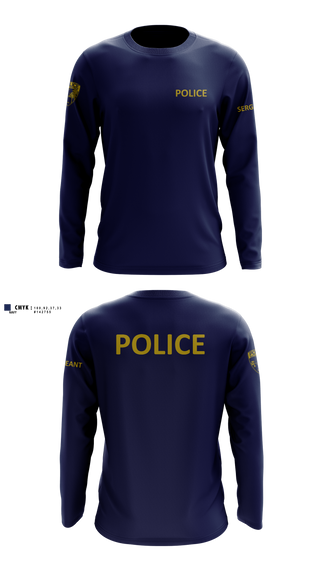 Long Sleeve Performance Shirt, City of South Daytona Public Safety, Police, Teamtime, Team time, sublimation, custom sports apparel, team uniforms, spirit wear, spiritwear, sports uniforms, custom shirts, team store, custom team store, fundraiser sports, apparel fundraiser