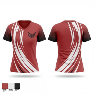 Womens Short Sleeve Vneck Shirt, Under8ed Elite, Women's Basketball, Teamtime, Team time, sublimation, custom sports apparel, team uniforms, spirit wear, spiritwear, sports uniforms, custom shirts, team store, custom team store, fundraiser sports, apparel fundraiser