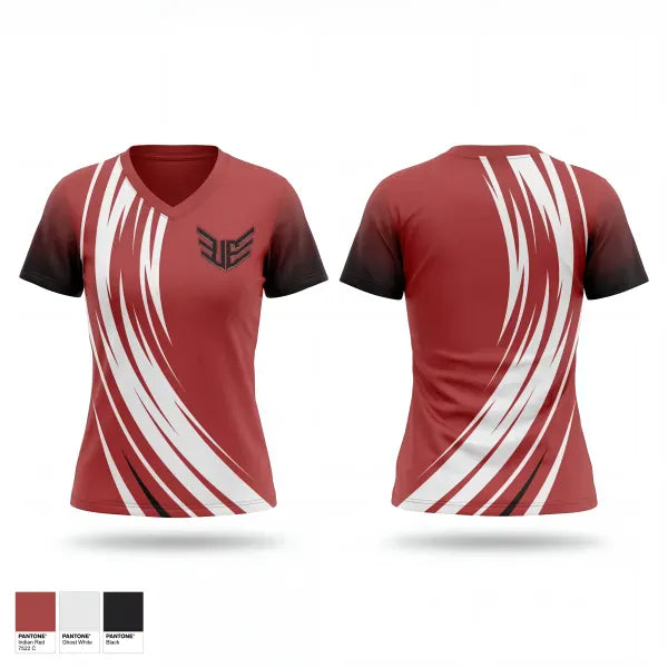 Womens Short Sleeve Vneck Shirt, Under8ed Elite, Women's Basketball, Teamtime, Team time, sublimation, custom sports apparel, team uniforms, spirit wear, spiritwear, sports uniforms, custom shirts, team store, custom team store, fundraiser sports, apparel fundraiser