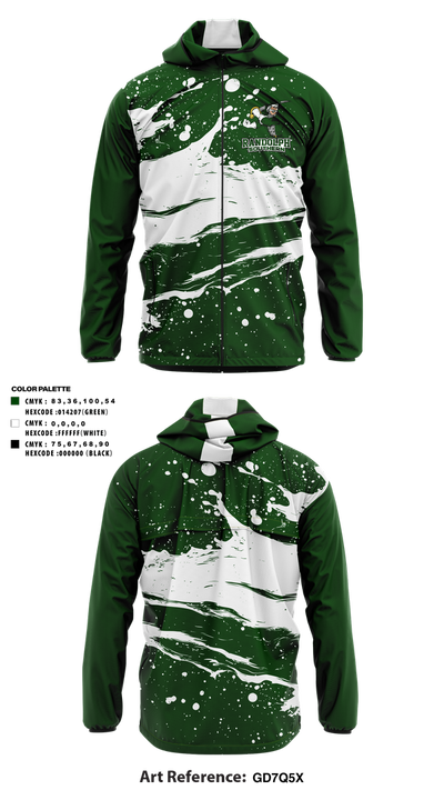Randolph Southern Senior High School 54411855 Windbreaker - 1