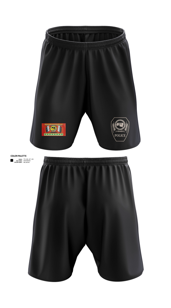Athletic Shorts With Pockets, Colville Tribal Police, Police, Teamtime, Team time, sublimation, custom sports apparel, team uniforms, spirit wear, spiritwear, sports uniforms, custom shirts, team store, custom team store, fundraiser sports, apparel fundraiser