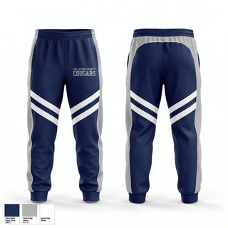 Sweatpants, Colleton County Cougars, Track & Field, Teamtime, Team time, sublimation, custom sports apparel, team uniforms, spirit wear, spiritwear, sports uniforms, custom shirts, team store, custom team store, fundraiser sports, apparel fundraiser