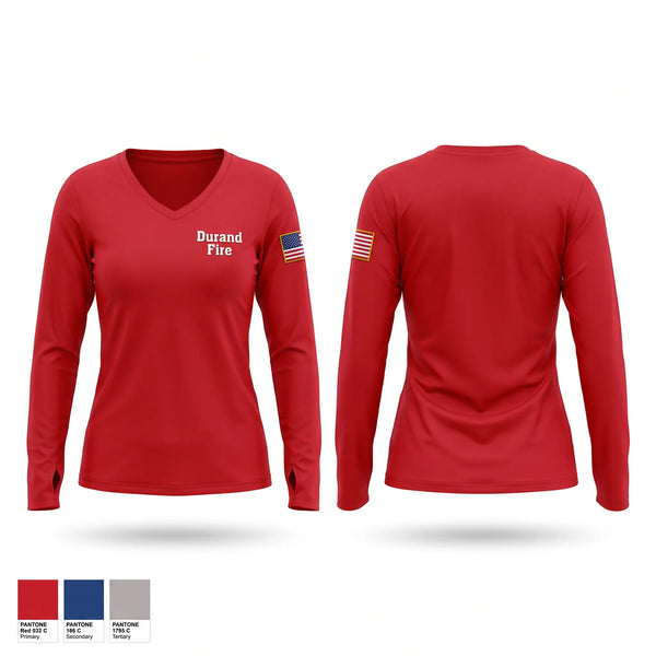 Old School Cotton Feel Shirt, Durand Fire, Fire Department, Teamtime, Team time, sublimation, custom sports apparel, team uniforms, spirit wear, spiritwear, sports uniforms, custom shirts, team store, custom team store, fundraiser sports, apparel fundraiser