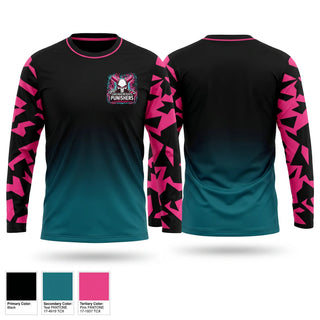 Long Sleeve Performance Shirt, Chicago Heights Punishers, Softball, Teamtime, Team time, sublimation, custom sports apparel, team uniforms, spirit wear, spiritwear, sports uniforms, custom shirts, team store, custom team store, fundraiser sports, apparel fundraiser