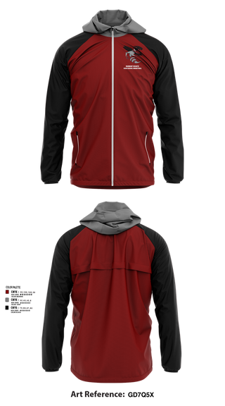 Windbreaker, Fairmont Heights High School Basketball, Men's Basketball, Teamtime, Team time, sublimation, custom sports apparel, team uniforms, spirit wear, spiritwear, sports uniforms, custom shirts, team store, custom team store, fundraiser sports, apparel fundraiser