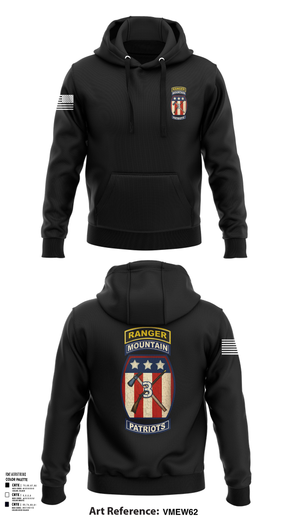 Hoodie, 2-47 infantry 3rd BRG 10th MTN, Army, Teamtime, Team time, sublimation, custom sports apparel, team uniforms, spirit wear, spiritwear, sports uniforms, custom shirts, team store, custom team store, fundraiser sports, apparel fundraiser