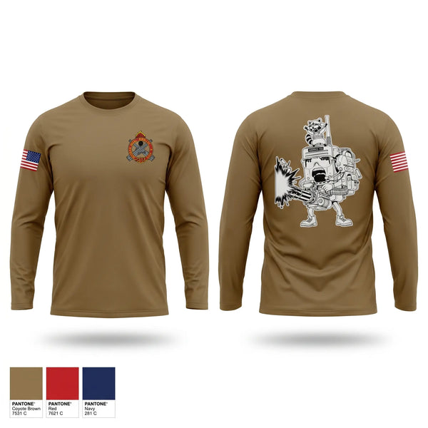 Long Sleeve Performance Shirt, 805th MP CO, 2nd Platoon, Army, Teamtime, Team time, sublimation, custom sports apparel, team uniforms, spirit wear, spiritwear, sports uniforms, custom shirts, team store, custom team store, fundraiser sports, apparel fundraiser