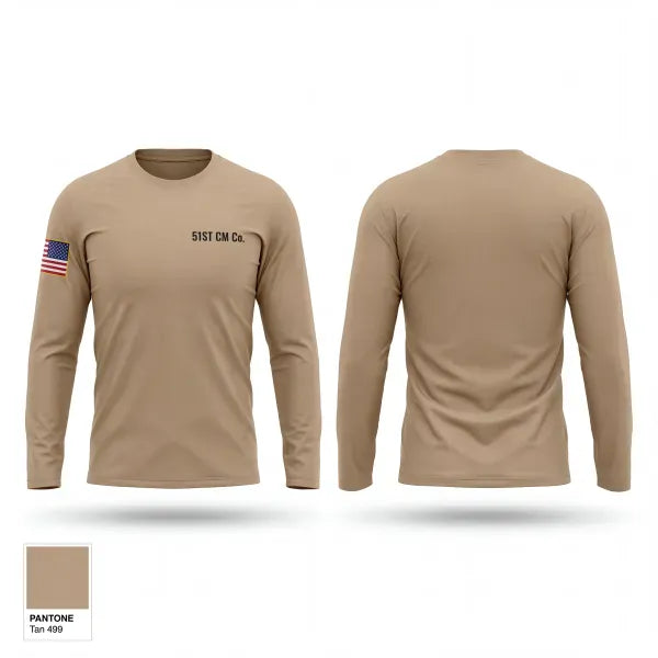Long Sleeve Performance Shirt, 51ST CM Co, Army, Teamtime, Team time, sublimation, custom sports apparel, team uniforms, spirit wear, spiritwear, sports uniforms, custom shirts, team store, custom team store, fundraiser sports, apparel fundraiser