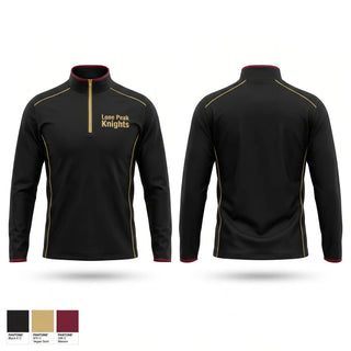 Quarter Zip Jacket, Lone Peak Knights, , Teamtime, Team time, sublimation, custom sports apparel, team uniforms, spirit wear, spiritwear, sports uniforms, custom shirts, team store, custom team store, fundraiser sports, apparel fundraiser