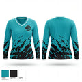 Hurricanes 28974554 Women's Long Sleeve V-neck Shirt - 1
