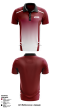 Burgundy Blazers Short Sleeve Performance Polo - 1
