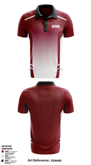 Short Sleeve Performance Polo, Burgundy Blazers, Women's Volleyball, Teamtime, Team time, sublimation, custom sports apparel, team uniforms, spirit wear, spiritwear, sports uniforms, custom shirts, team store, custom team store, fundraiser sports, apparel fundraiser