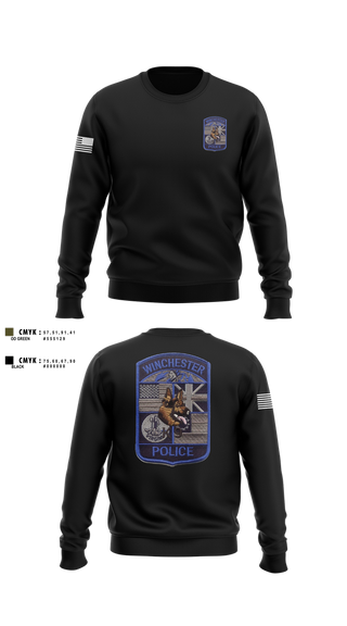Crew Neck Sweatshirt, team name, Police, Teamtime, Team time, sublimation, custom sports apparel, team uniforms, spirit wear, spiritwear, sports uniforms, custom shirts, team store, custom team store, fundraiser sports, apparel fundraiser