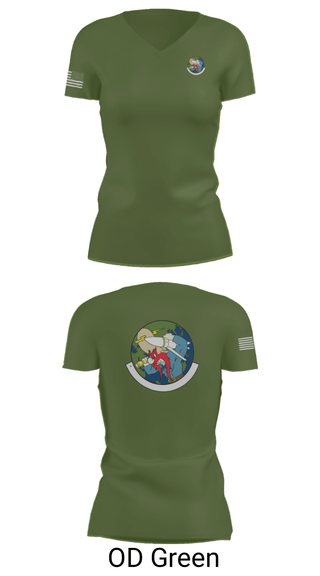 Women's Short Sleeve Vneck Shirt, 20th Intelligence Squadron, Air Force, Teamtime, Team time, sublimation, custom sports apparel, team uniforms, spirit wear, spiritwear, sports uniforms, custom shirts, team store, custom team store, fundraiser sports, apparel fundraiser