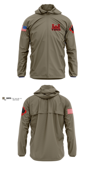 Windbreaker, 248th Engineer Company, National Guard, Teamtime, Team time, sublimation, custom sports apparel, team uniforms, spirit wear, spiritwear, sports uniforms, custom shirts, team store, custom team store, fundraiser sports, apparel fundraiser