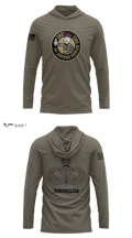 360 CA BDE (Airborne) 20343641 Long Sleeve Performance Shirt with hood - 32