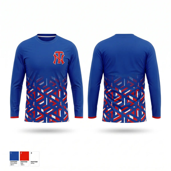 Long Sleeve Performance Shirt, Throgs Neck Little League, Baseball, Teamtime, Team time, sublimation, custom sports apparel, team uniforms, spirit wear, spiritwear, sports uniforms, custom shirts, team store, custom team store, fundraiser sports, apparel fundraiser