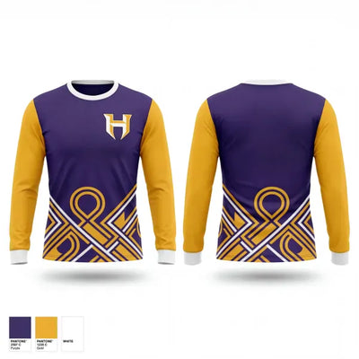 Hampton Hornets 52887171 Long Sleeve Performance Shirt 1