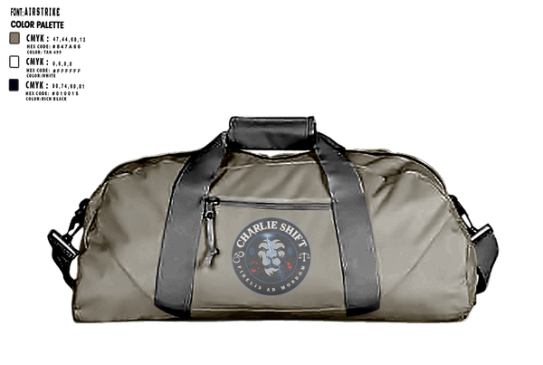 Duffle Bag, Charlie Shift, , Teamtime, Team time, sublimation, custom sports apparel, team uniforms, spirit wear, spiritwear, sports uniforms, custom shirts, team store, custom team store, fundraiser sports, apparel fundraiser