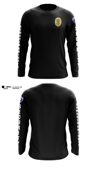 Long Sleeve Performance Shirt, Armored Knights, Police, Teamtime, Team time, sublimation, custom sports apparel, team uniforms, spirit wear, spiritwear, sports uniforms, custom shirts, team store, custom team store, fundraiser sports, apparel fundraiser